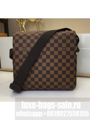 Louis Vuitton Naviglio Damier Ebene Canvas Messenger Bag 