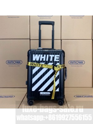 Off-White x Rimowa Striped Luggage Travel Bag Black 20/26/30 inches 2019 Collection