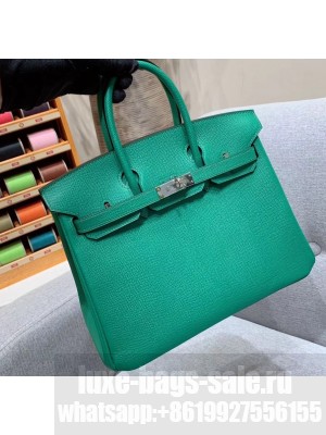 Hermes Birkin 25cm Bag in Original Epsom Leather Green