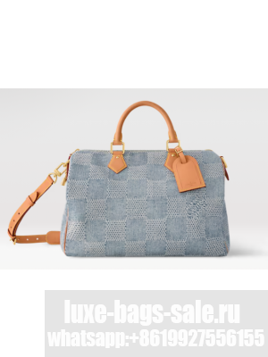 Louis Vuitton Speedy 40 Bandouliere N40701 Blue