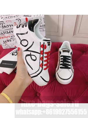 DOLCE & GABBANA UNISEX PORTOFINO LIGHT LOW-TOP SNEAKERS 2022 COLLECTION 09