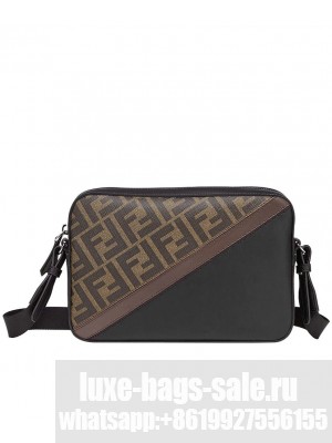Fendi Camera Case Fabric Bag 7M0286 Coffee