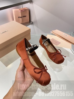 Miu Miu Satin ballerinas 07