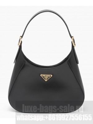 Prada Leather Shoulder Bag 1BC179 Black