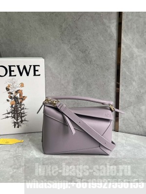 Loewe Puzzle Bag 24cm Leather 0681 Purple 