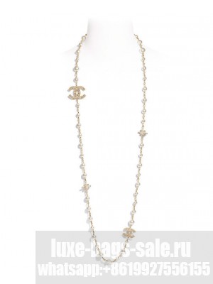 Chanel Necklace AB0636 Golden