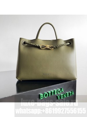 Bottega Veneta Andiamo Silky calfskin 810214 green