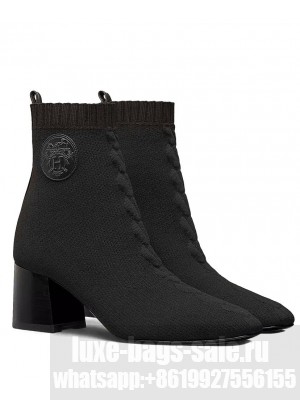Hermes Women's Volver 60 Ankle Boot Black