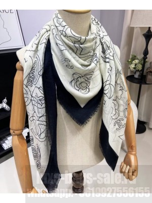 Chanel Women's Scarf White