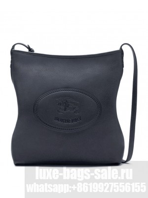 Burberry Small Highlands Shoulder Bag Black