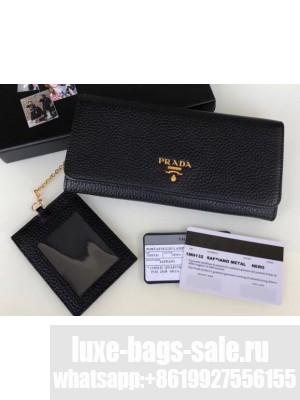 Prada Leather Flap Wallet 1MH132 08