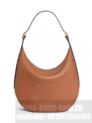 Celine Heloise Bag In Supple Calfskin Coffee