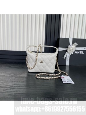 Chanel HOBO HANDBAG AP4386 white