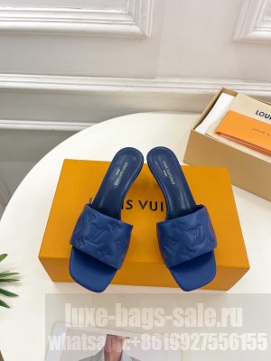 Louis Vuitton Women's Neo Revival Navy Lambskin Mule