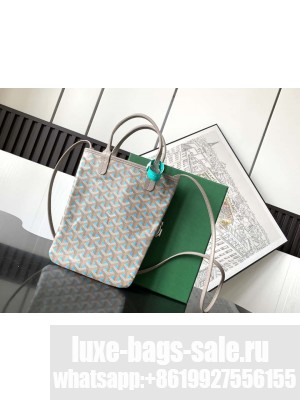 Goyard Poitiers Claire-Voie Mini Bag Blue