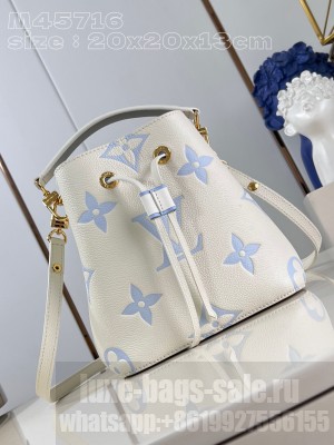 Louis Vuitton Noe Neonoe BB M22599 Latte&Candy Blue