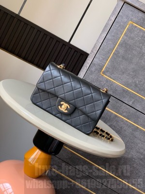 Chanel CLASSIC Original Leather 11.12 HANDBAG 1116 black