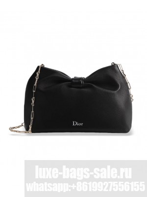 Christian Dior Mini Dior Bow Handbag Black