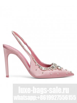 Gucci Women's Pump With Crystals 812192 Pink