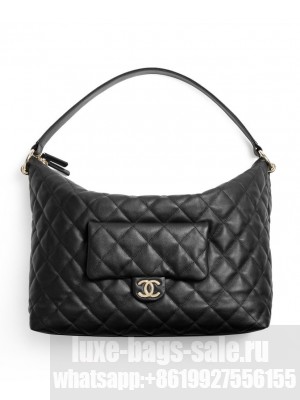 Chanel Maxi Hobo Bag AS4339 Black