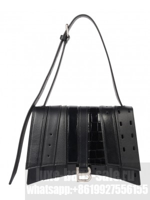 Balenciaga Hourglass Multibelt Handbag Black