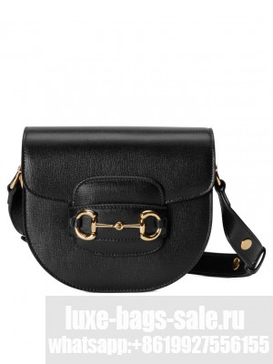 Gucci Horsebit 1955 Mini Rounded Bag 760191 Black