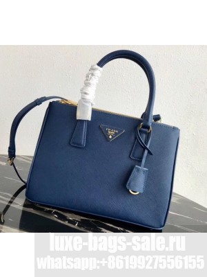 Prada Galleria Small Saffiano Leather Bag 1BA863 Blue