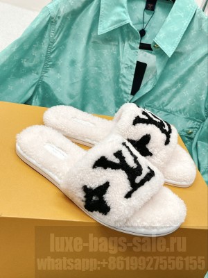 Louis Vuitton 1AA1U9 MAGNETIC FLAT MULE White