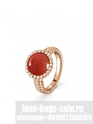Van Cleef & Arpels Perlee Couleurs Ring Red