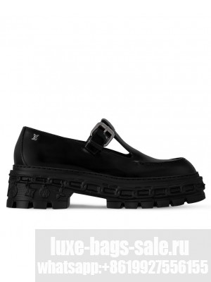 Louis Vuitton Women's LV Record Mary Jane 1ADAKY Black