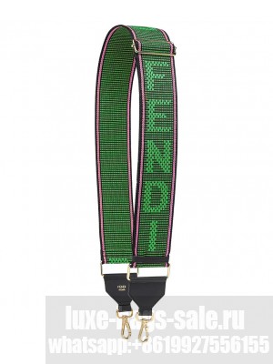 Fendi Ribbon Shoulder Strap 8AV134 Green