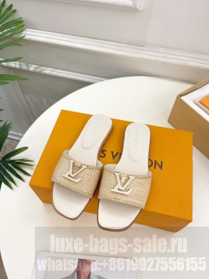 Louis Vuitton Women's LV Capri Flat Mule Cream