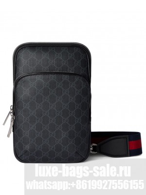 Gucci Small GG Crossbody Bag 822073 Black