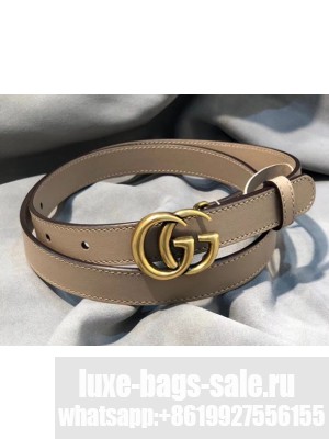 Gucci GG Width 2cm Calfskin Belt Coffee 2018