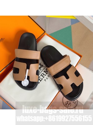 Hermes Unisex Chypre Flat Sandals 014
