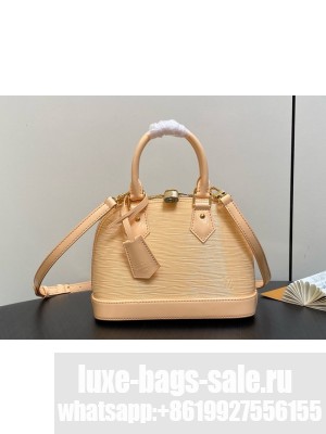 Louis Vuitton Epi grained leather Alma BB M40301 Apricot
