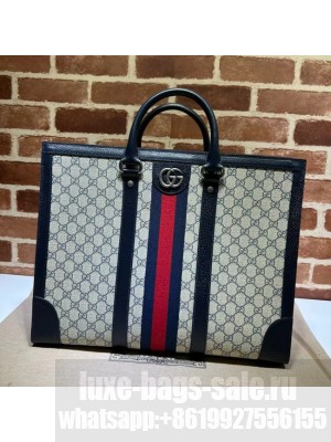 Gucci OPHIDIA LARGE TOTE BAG 724665 Blue&black