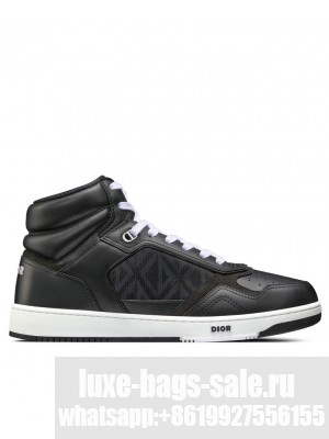 Christian Dior Unisex B27 High-Top Sneaker Black