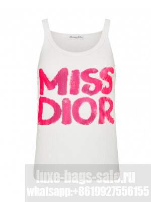 Christian Dior Women's Miss Dior Tank Top White