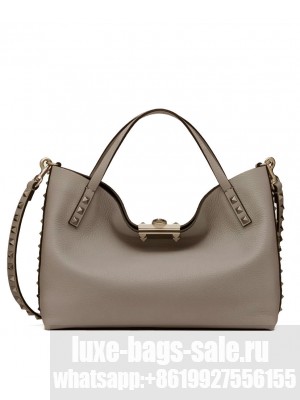 Valentino Garavani Rockstud Small Bag Gray