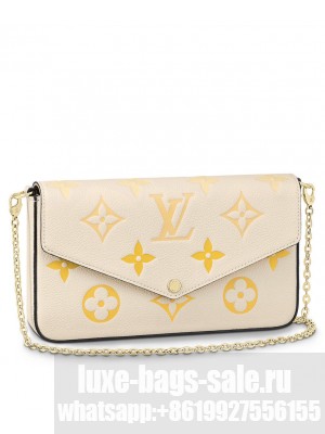 Louis Vuitton Felicie Pochette M80498 Cream