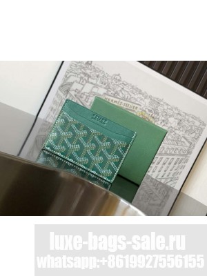 Goyard Saint-Sulpice Card Wallet Green
