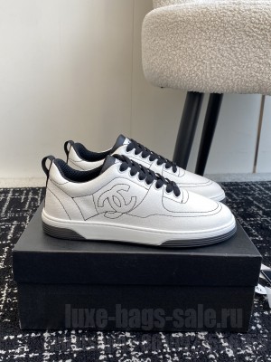 Chanel Cotton Sneaker G46076  White 2025