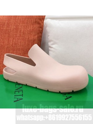 Bottega Veneta Rubber Puddle Slingback Flat Shoe Pink  2021 Collection