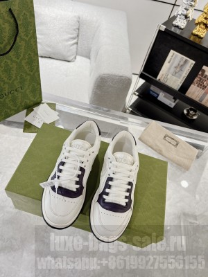 Gucci MAC80 Unisex Sneakers in Leather and Fabric 2023 01