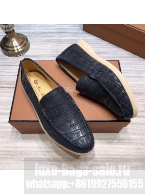 Loro Piana Summer Walk Suede Calf Skin