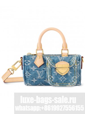 Louis Vuitton Nano Speedy M82950 Blue