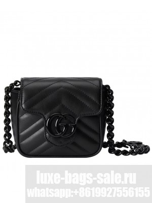 Gucci GG Marmont Belt Bag 739599 Black