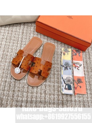 Hermes Oran Flat Slide Sandals 2023 Collection 044