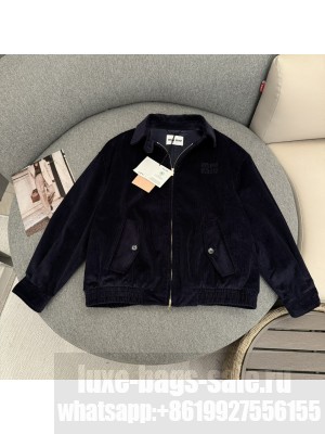 Miu Miu Corduroy Jacket Black